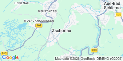 Karte Zschorlau