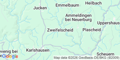 Karte Zweifelscheid