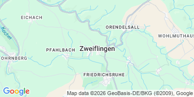 Karte Zweiflingen
